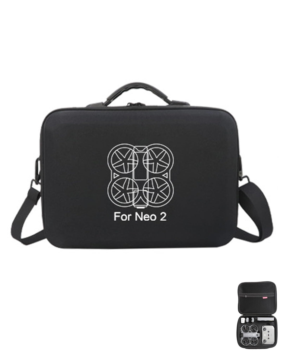 Aufbewahrungstasche kompatibel mit DJI Neo 2 Fly More Combo, tragbare Reise-Aufbewahrungstasche für