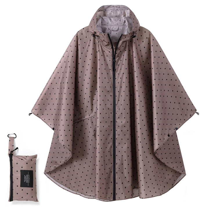 Regenponcho Damen/Herren Outdoor Jacket – Wasserdicht, Leicht & Packbar für Wandern, Camping Mit Kap