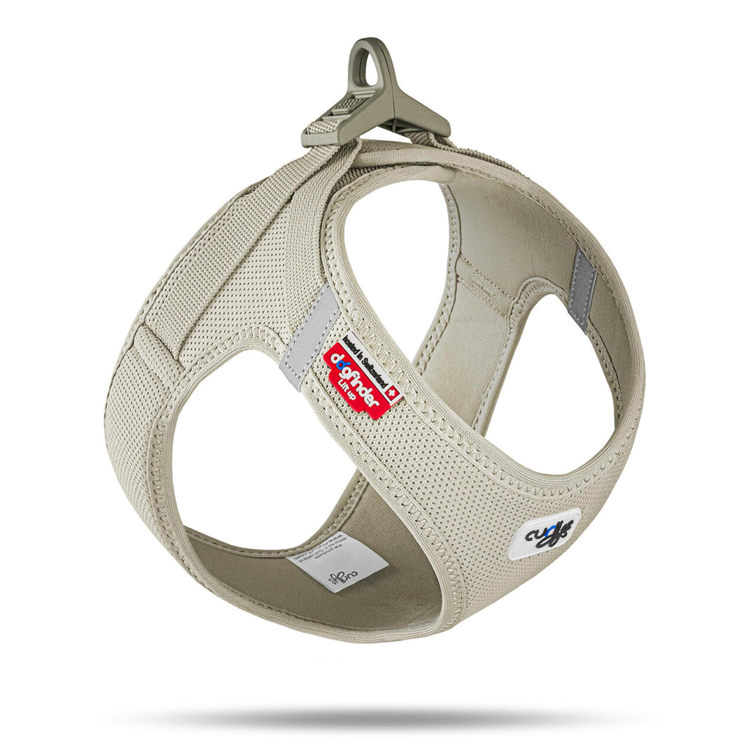 Vest Harness curli Clasp Air-Mesh Light-Tan 3XS Light-Tan 3XS Einfarbig, Light-Tan 3XS Einfarbig