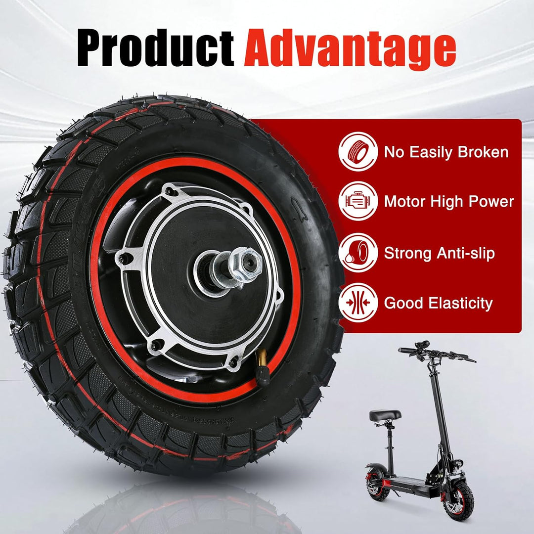 Scooter Motor mit 80/65-6 Luftreifen 48V 500W Motor kompatibel für Kugoo M4&M4 Pro Elektroscooter