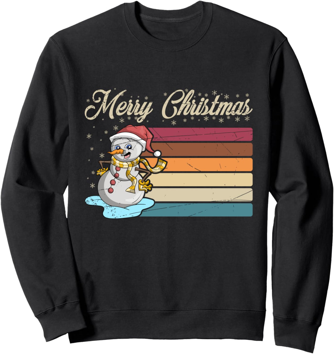 Niedliche Geschenkidee zu Weihnachten Schneemann Sweatshirt