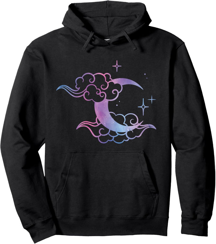 Pastell Goth Mond Kunst Pullover Hoodie