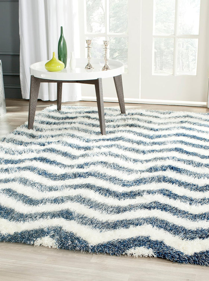 SAFAVIEH Zottelig Teppich für Wohnzimmer, Esszimmer, Schlafzimmer - Montreal Shag Collection, Hoher