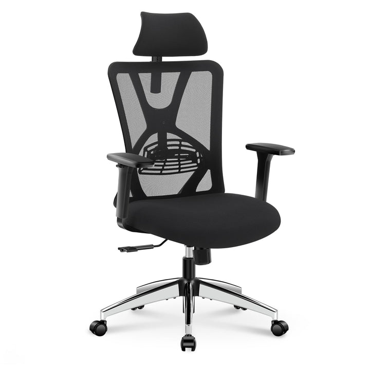 Ticova Bürostuhl Ergonomisch Schreibtischstuhl, Hoher Rücken Ergonomischer Stuhl mit Verstellbarer L