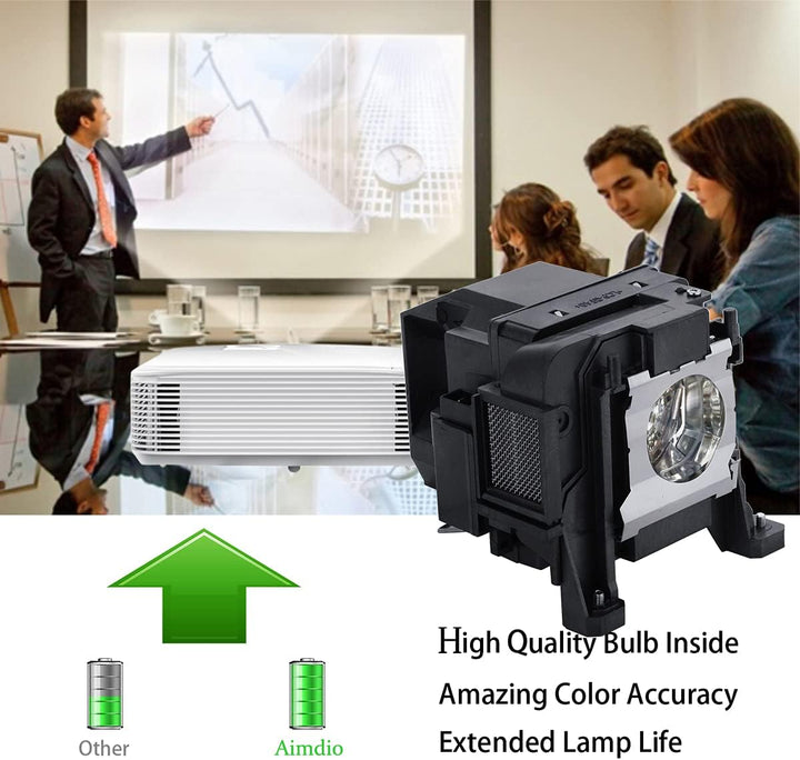 Aimdio Lampe Ersatzlampe für EPSON ELPLP89 EH-TW9400 TW9400W EH-TW7400 EH-TW9300 EH-TW9300W EH-TW730