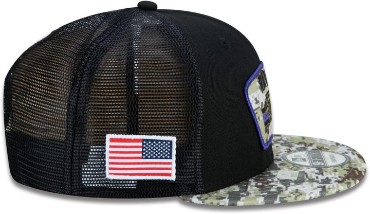 New Era NFL Baltimore Ravens Salute to Service 2021 Snapback 9FIFTY Game Cap
