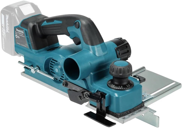 Makita DKP181ZU Akku-Hobel 82 mm 18,0 V mit Bluetooth (ohne Akku, ohne Ladegerät), 60 x 450 mm Akku-
