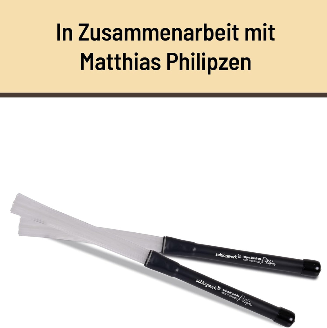 Schlagwerk BRC01 Cajon Pinsel #1 – Matthias Philipzen Signature Serie, BRC01