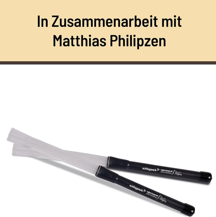 Schlagwerk BRC01 Cajon Pinsel #1 – Matthias Philipzen Signature Serie, BRC01