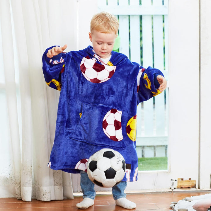Catalonia Classy Kinder Hoodie Decke, übergrosse Kuschel Hoodie Kinder, Mädchen Jungen Kuschel Fleec