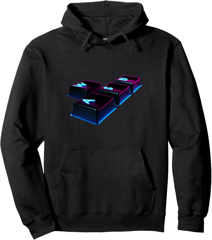 WASD Gaming Gamer PC Tastatur Gamer WASD Pullover Hoodie