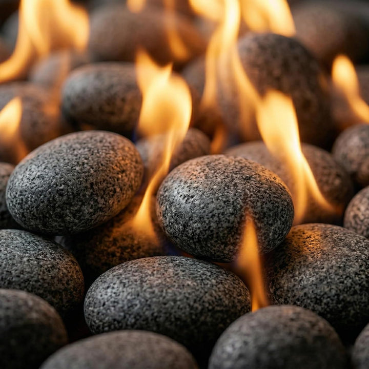 Midwest Hearth Lavasteine – 100% natürliche Lavasteine für Kamine und Gasöfen