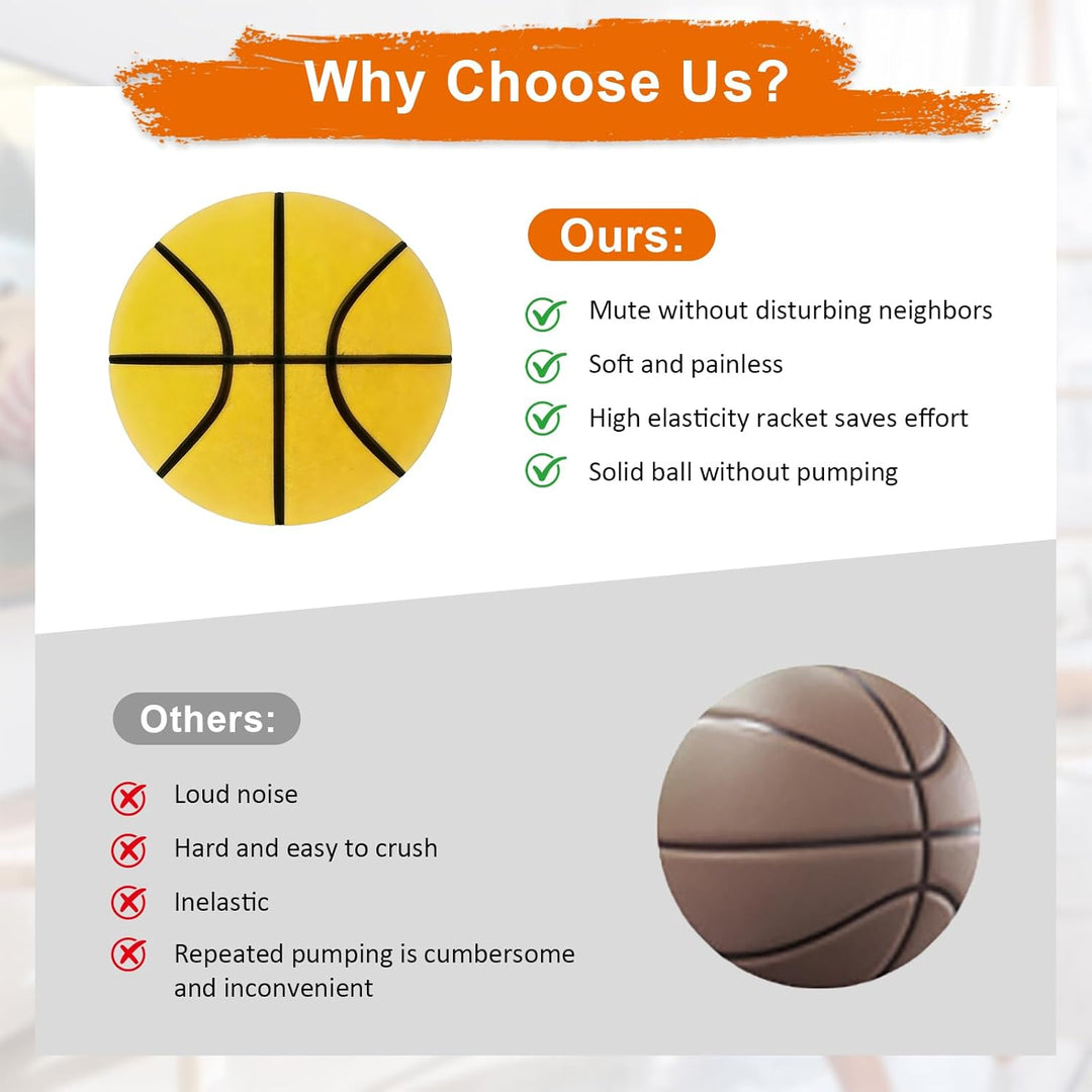 Silent Basketball, Lautlose Basketball, Schaumstoffball Für Das Training im Raum, Lightweight Traini