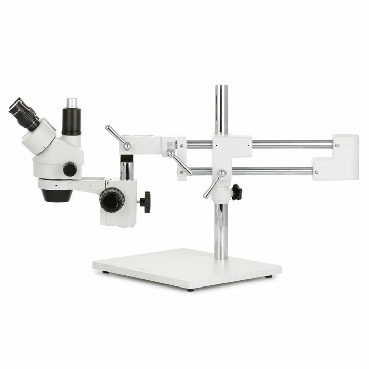 AmScope SM-4T-80S Trinokulares Zoom-Stereomikroskop mit Industrieller Inspektion und 80 LED-Licht, 7