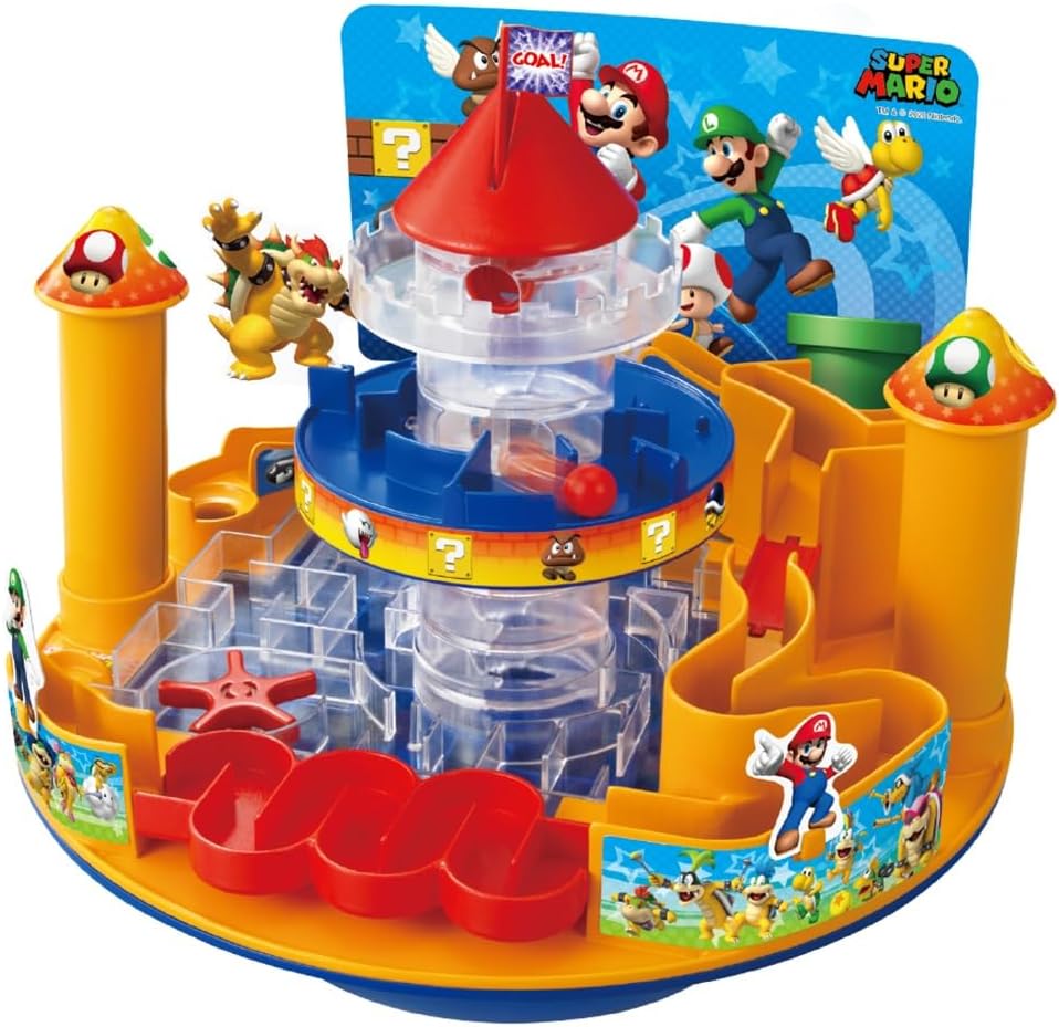 EPOCH Games - 7378 Super Mario Castle Land - Party Game Geschicklichkeitsspiel