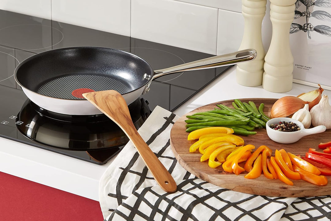 Tefal E85604 Jamie Oliver Edelstahl Pfanne 24 cm 24 cm Pfanne, 24 cm Pfanne