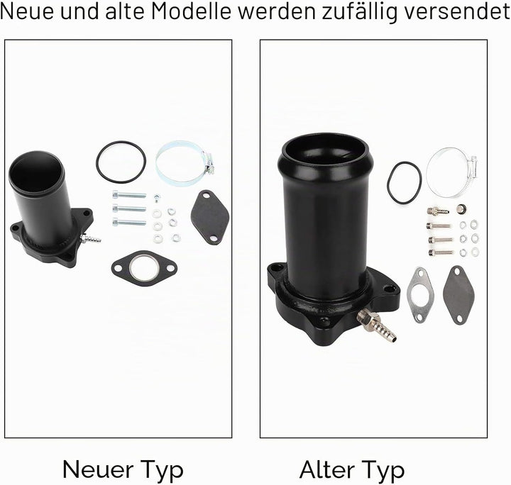 Delete Kit 1.9 Kit Egr 1.9 Tdi EGR-Ventil, Professionelles EGR-Ventil Ersatzrohr Passend Für 1.9 Tdi