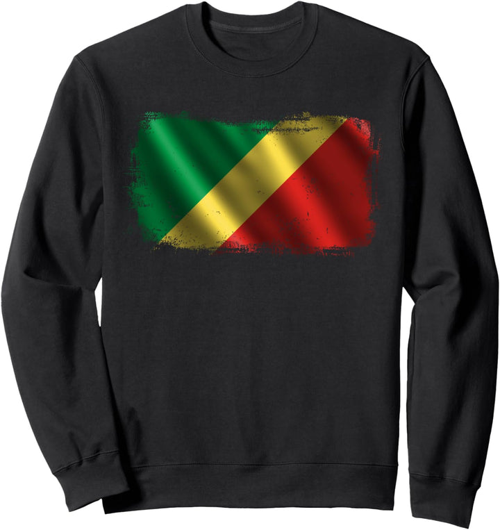 Republik Kongo Kongolesische Nationalflagge Sweatshirt