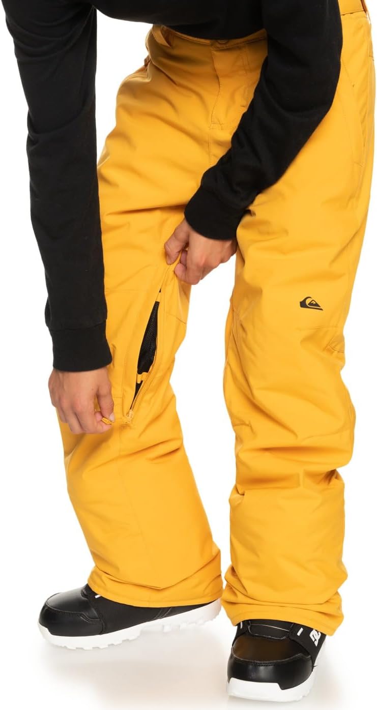 Quiksilver Jungen Hose Estate Youth Pt 10 Jahre Mineral Yellow, 10 Jahre Mineral Yellow