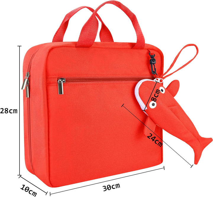 Tasche für Tiptoi Starterset, mit Tragbares Hai Hülle für Tiptoi Stift, Taschen für 10 bis zu 12 Büc