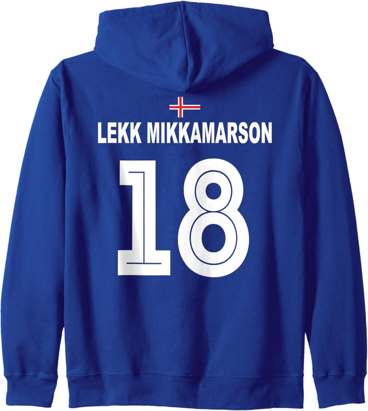 Island Fussball Sauf Trikot Mallorca lustig Lekk Mikkamarson Kapuzenjacke