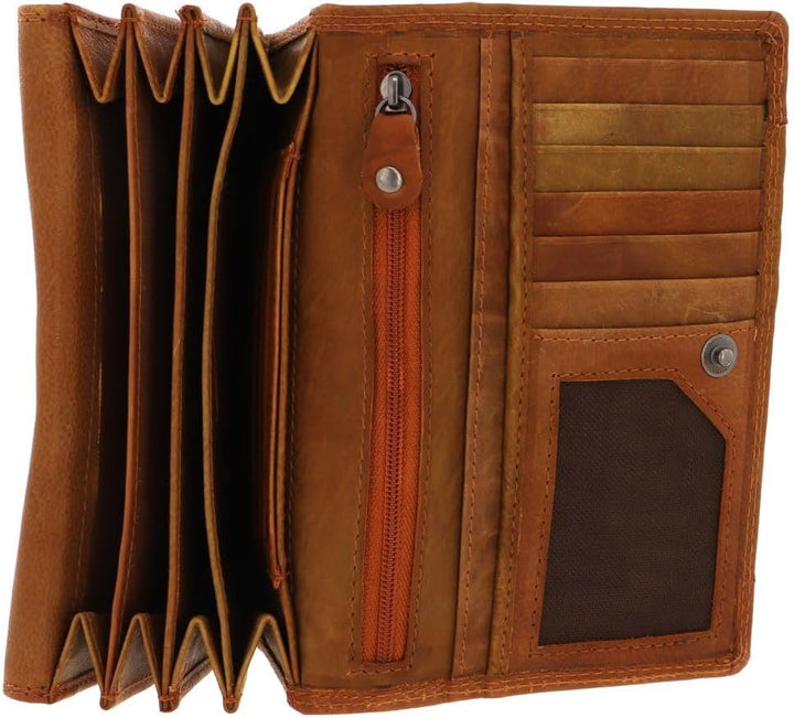 MUSTANG Bozen Wallet with Flap Cognac