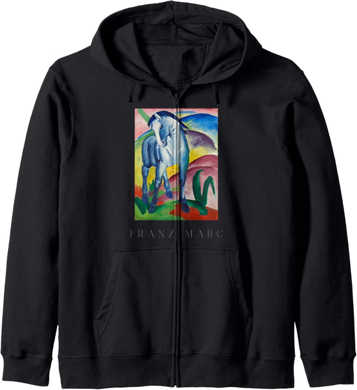 Blaues Pferd Franz Marc Kapuzenjacke
