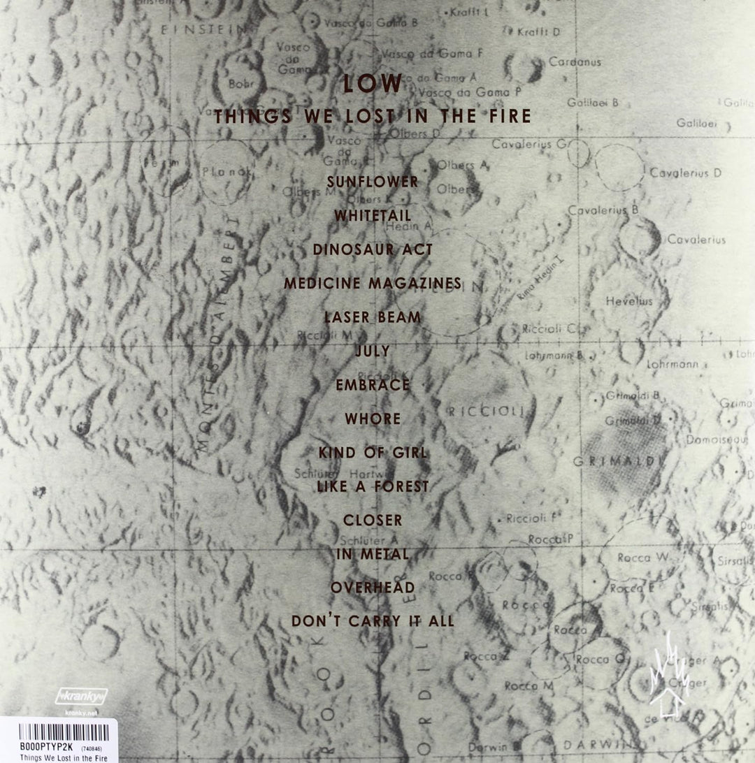 Things We Lost in the Fire, Vinyl