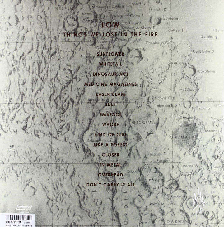 Things We Lost in the Fire, Vinyl