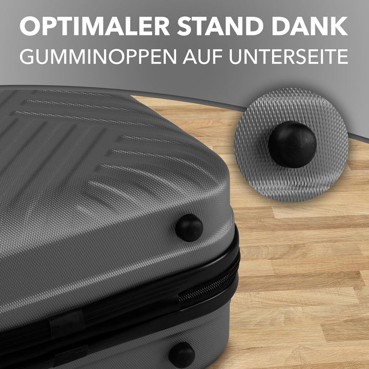 Xonic® Design Kosmetikkoffer aus ABS Hartschale – Robustes Beautycase als Handgepäck - Kosmetiktasch