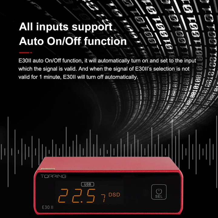 Topping E30II DAC USB Hi-Res (schwarz)