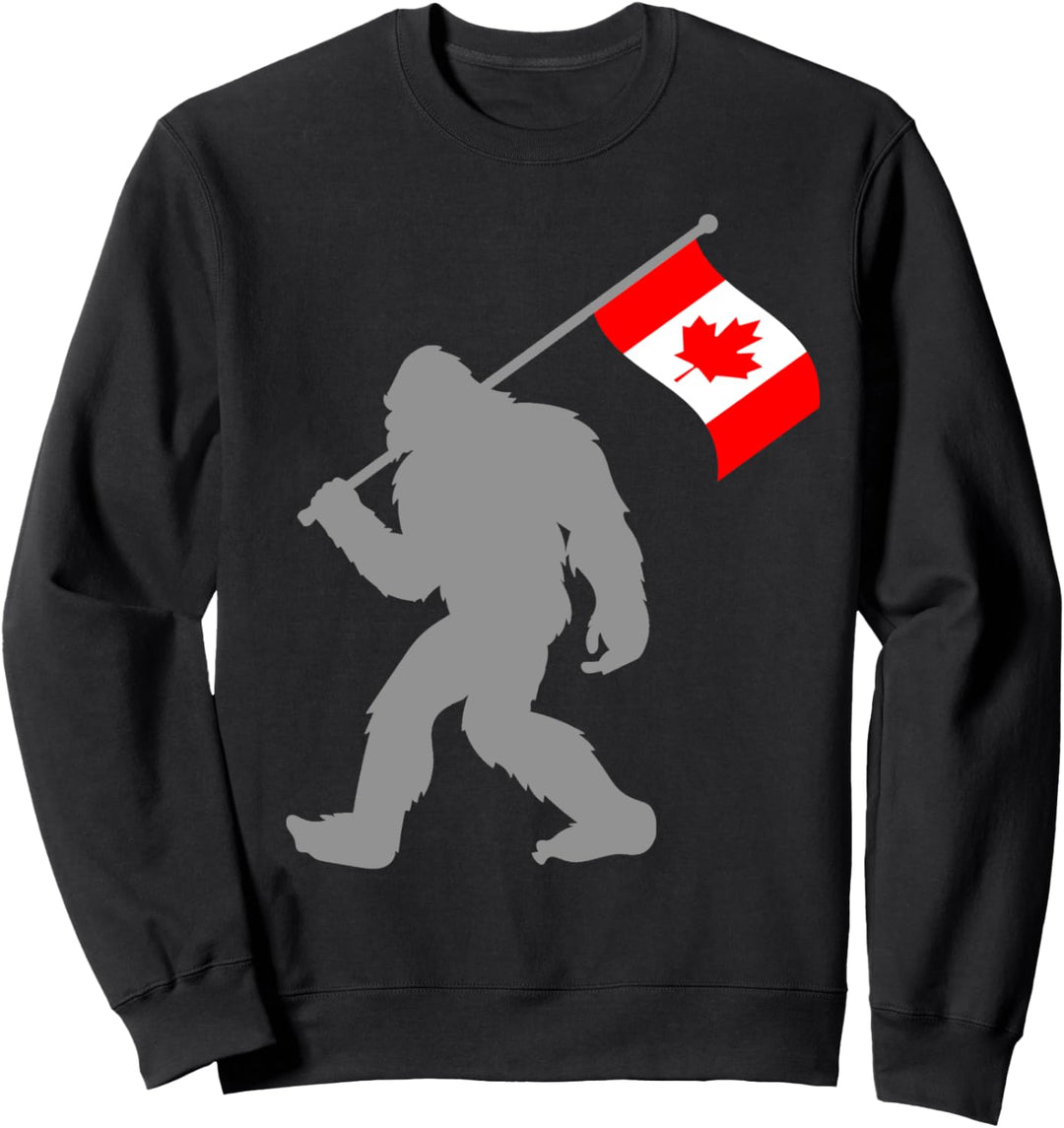 Canada oder Kanadische Fahne auf Kanada Flagge Sweatshirt