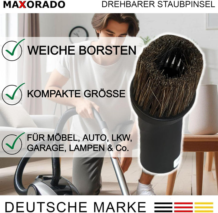 Set Staubpinsel Düse Möbelpinsel für Einhell TC, TE, TP Serie TC-VC 1825 1820 S 1930 18/15 Li-Solo 1