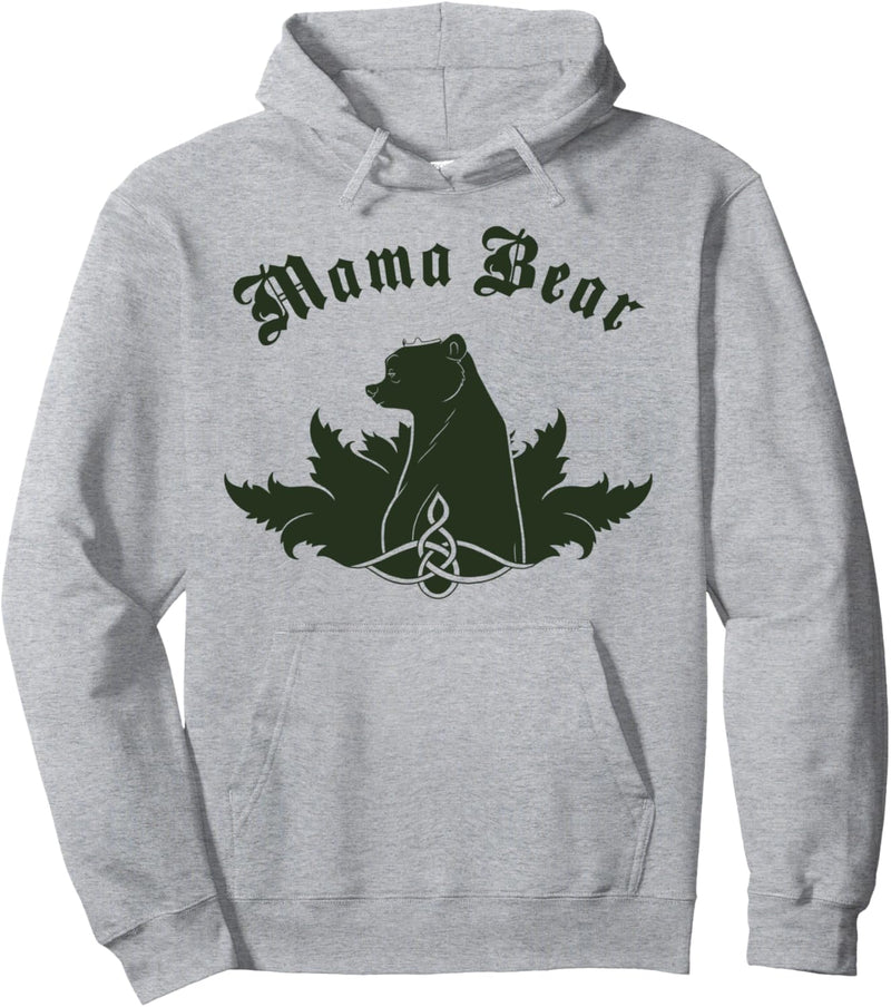 Disney Brave Mama Bear Side Profile Silhouette Pullover Hoodie