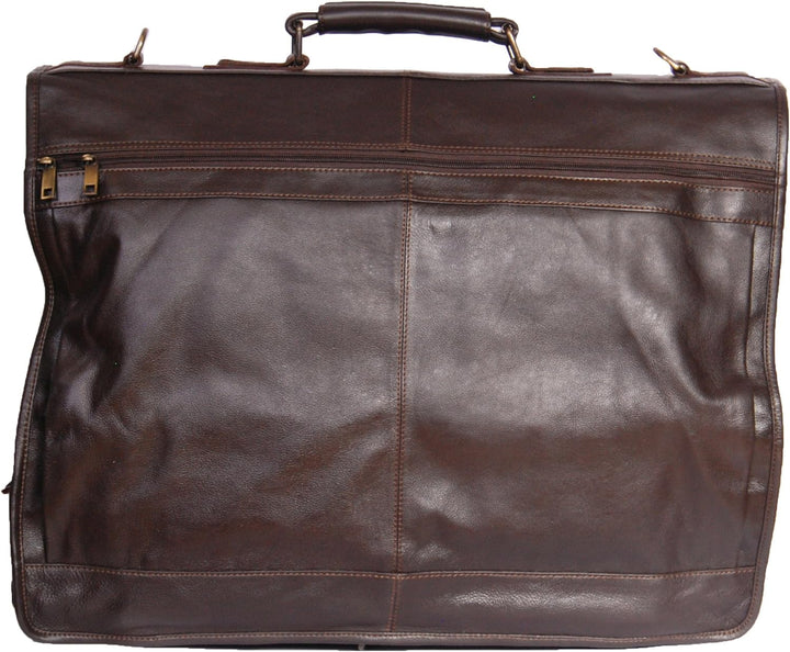 House Of Leather , Damen Herren Unisex-Erwachsene Kleidertasche braun braun L