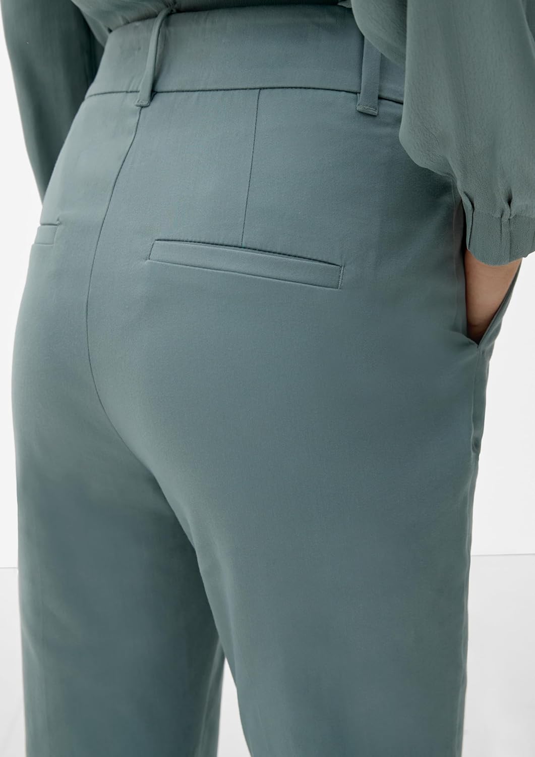 s.Oliver Damen Hose 7/8 42 Petrol 6352, 42 Petrol 6352