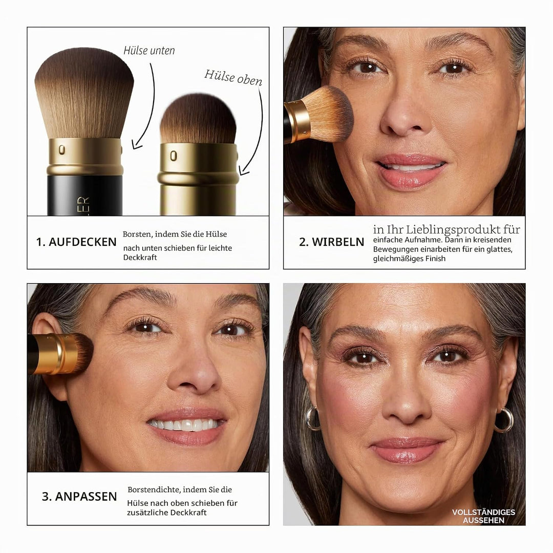 LAURA GELLER NEW YORK Kabuki-Pinsel für alle Gesichts-Make-up und Foundation, einziehbar 04 Airbrush