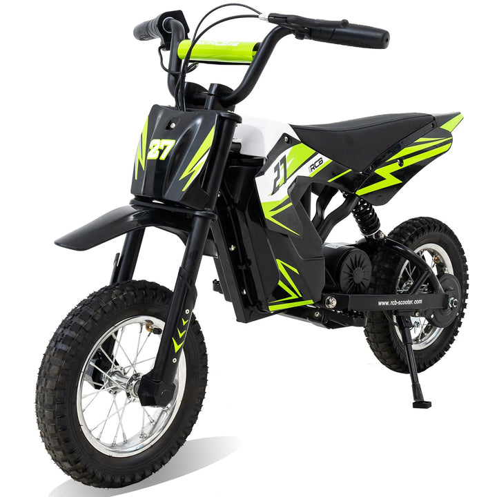 RCB R9X Elektro Motorrad Kinder, 12 Zoll Luftreifen, Elektromotorrad mit Leistungsstarker Motor,5,2A