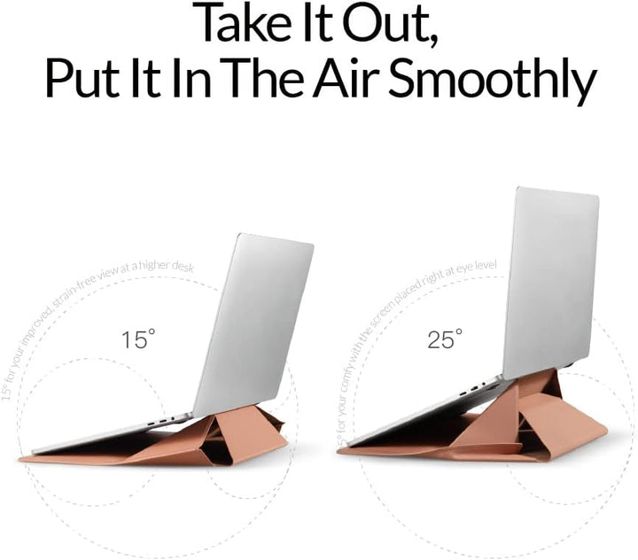 MOFT Laptop Carry Sleeve & Invisible Stand, Expandable Storage, Two Adjustable Angles, Ultra-Slim St