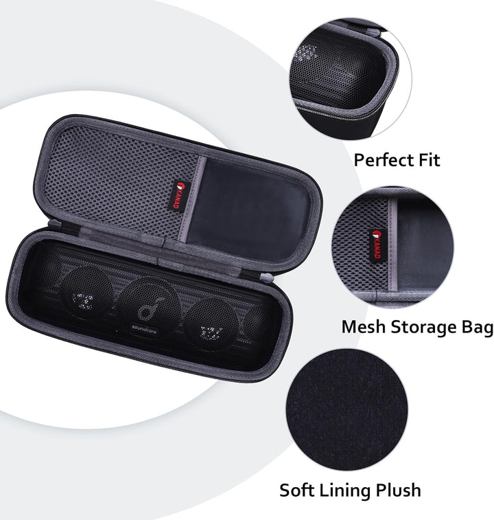 XANAD Tasche für Lautsprecher, kompatibel für Soundcore Motion+ Bluetooth Lautsprecher