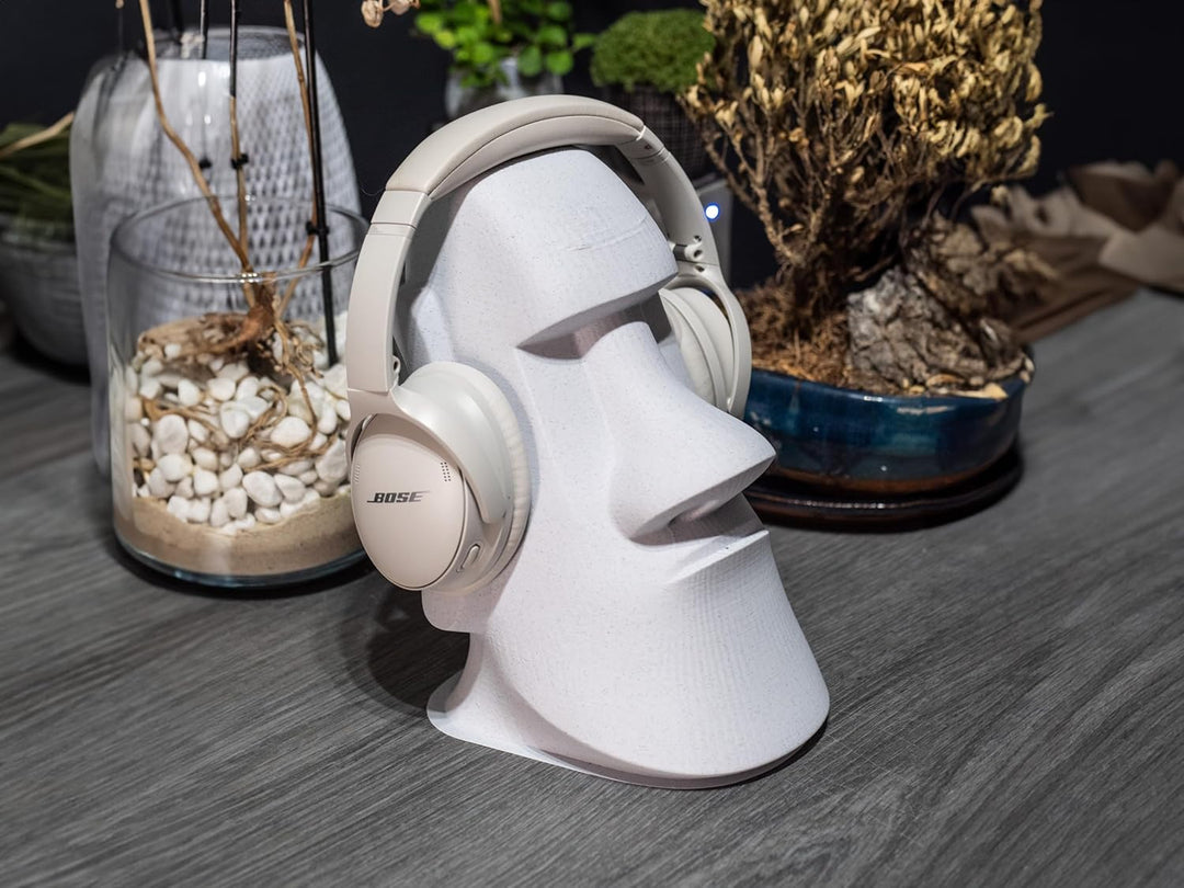 Moai Kopfhörerhalter – Kopfhörer Ständer & Headset Halter für Gaming, Schreibtisch & Büro, stylische
