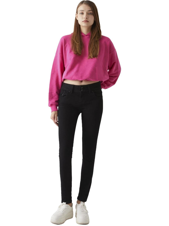 LTB Jeans Damen Jeans Molly M 24W / 30L Black To Black Wash 4796, 24W / 30L Black To Black Wash 4796