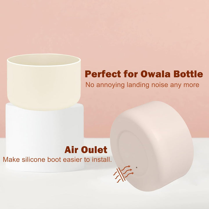 HEYSKAY Silikon-Stiefel für Owala Flask Wasserflasche, 907 ml, rutschfeste Schutzhülle für Owala Twi