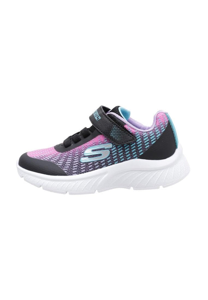 Skechers Girl's 303532l Nvmt Trainers 27 EU Black Mesh Multi Trim, 27 EU Black Mesh Multi Trim