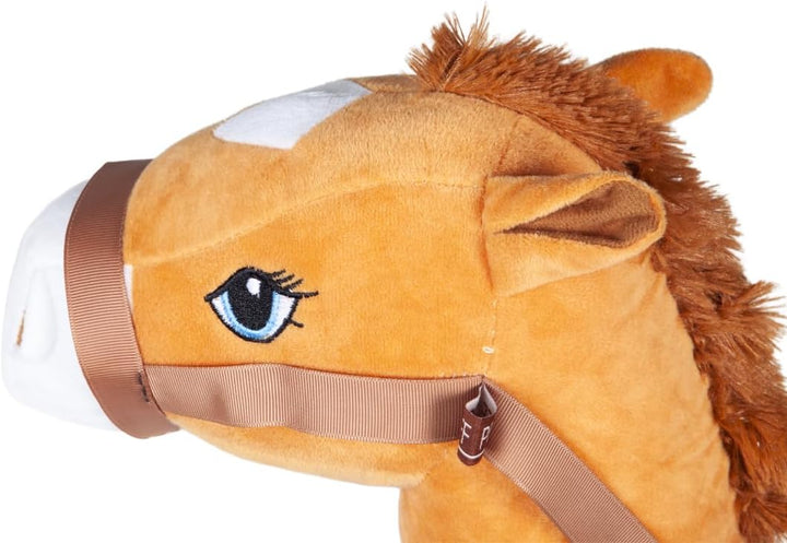 PFIFF 102995 Steckenpferd Hobby Horse, Holzpferd, Pferd für Hobby Horsing, Braun, 66cm