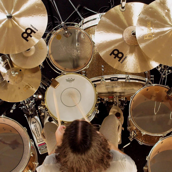 Meinl Cymbals Byzance Traditional Polyphonic Ride 21 Zoll (Video) Schlagzeug Becken (53,34cm) B20 Br