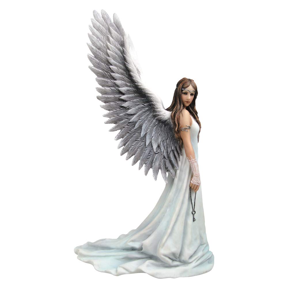 Nemesis Now Spirit Guide Anne Stokes Dekofigur, Kunstharz, 24 cm, Weiss