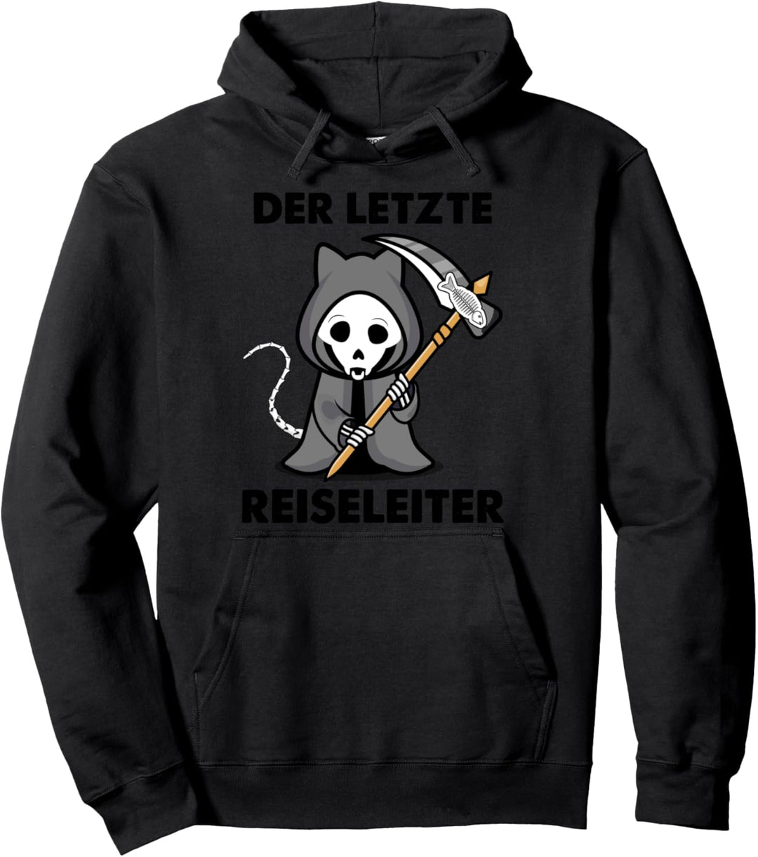 Sensenmann Katzenpapa Der Letzte Reiseleiter Pullover Hoodie