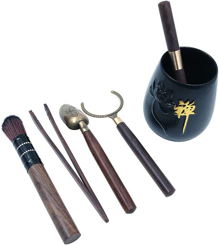Alnicov Kung Fu Tea Set Zubehör Daquan Tea Zeremony Sechs Herren Set Tee Zubereitung Werkzeug Tee-St