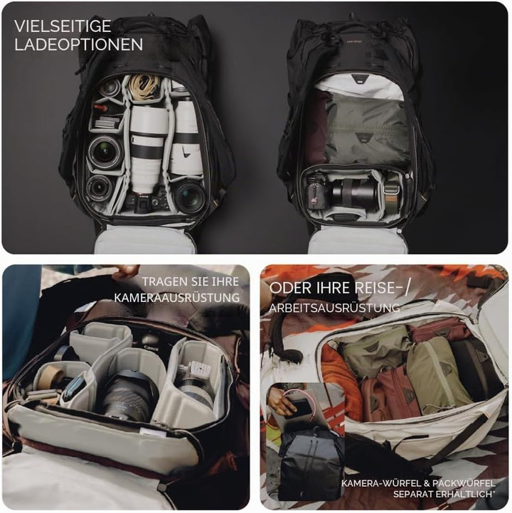 Peak Design Outdoor Backpack Rucksack Noir, Noir